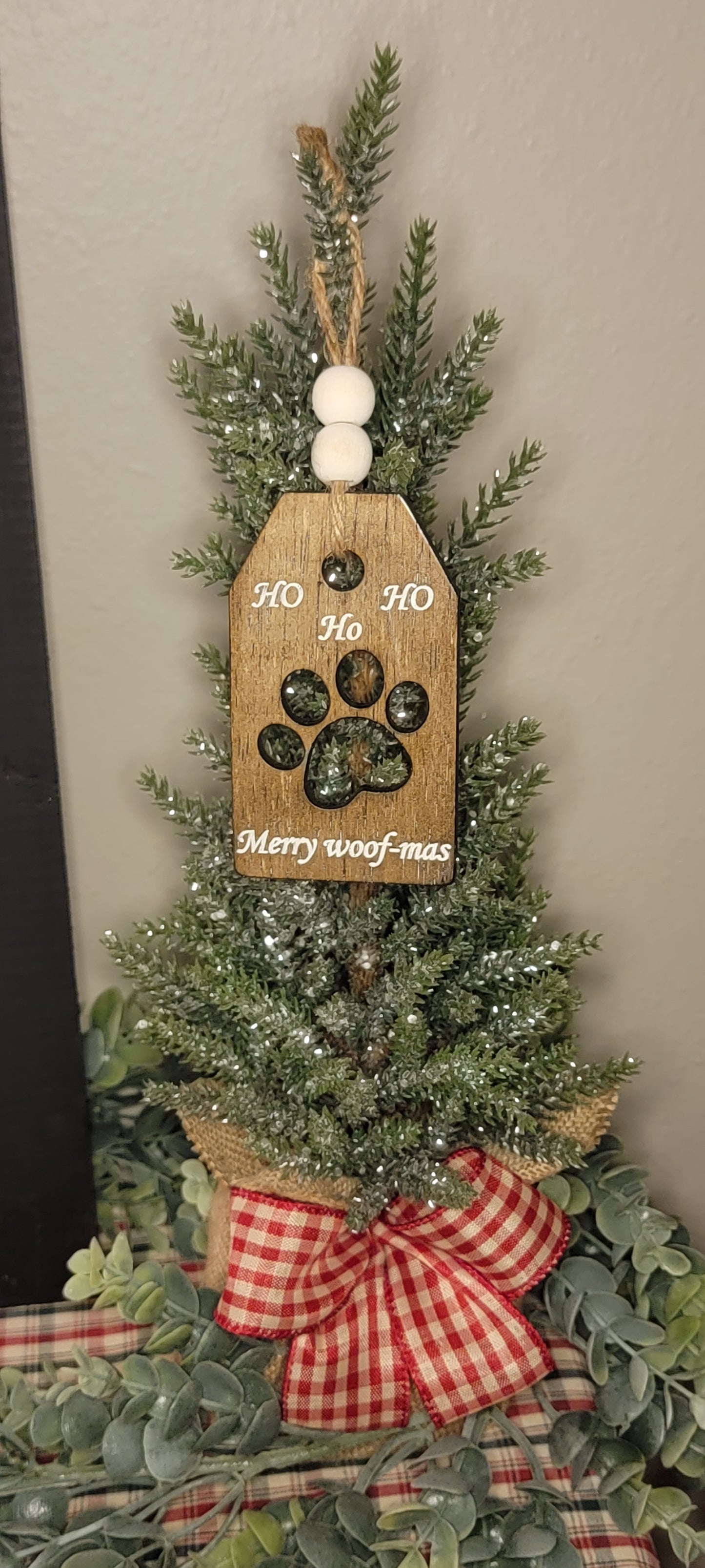 Merry woof-mas Ornament