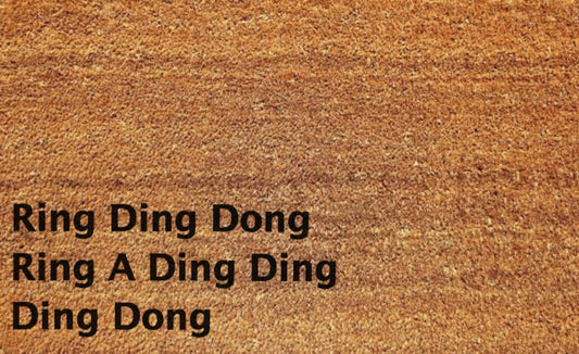 Ring Ding Dong Doormat